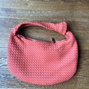 NWOT Anthropologie Melie Bianco Drew Vegan Leather Bag in Tomato